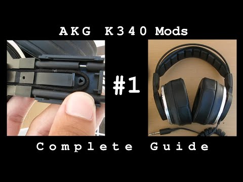 Atviro tipo referencinės studijinės ausinės AKG K702 video