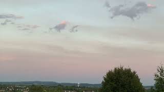 Frederick, MD (6:46-7:46 PM) time lapse (one hour in 32 seconds)