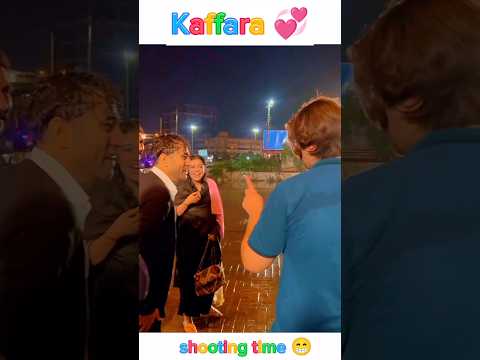 Kaffara Episode 43,44 last BTS 🔥 Ali Ansari and liba Khan ❤️#shortsfeed #aliansari #kaffara