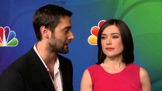 Ryan Eggold & Megan Boone NBC Upfronts TV Interview 