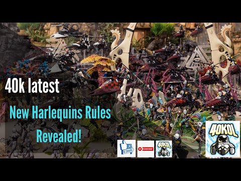 Warhammer 40k News: New Harlequins Rules Revealed / 2 July 2020