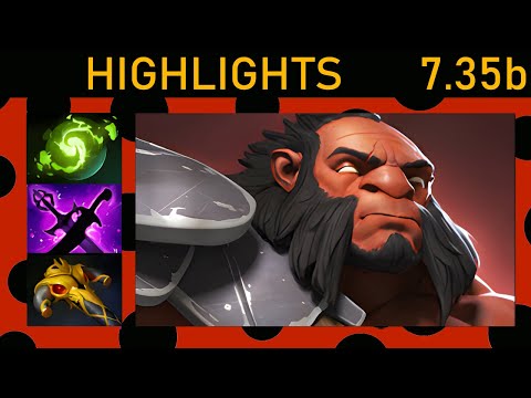 ⭐Axe 20+ Kills! Offlane Highlights 7.35b - Dota 2 High MMR