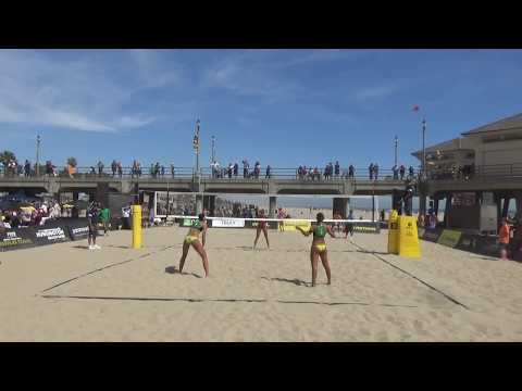FIVB/AVP WB: Barbara/Fernanda vs Bansley/Wilkerson (5/4/18)