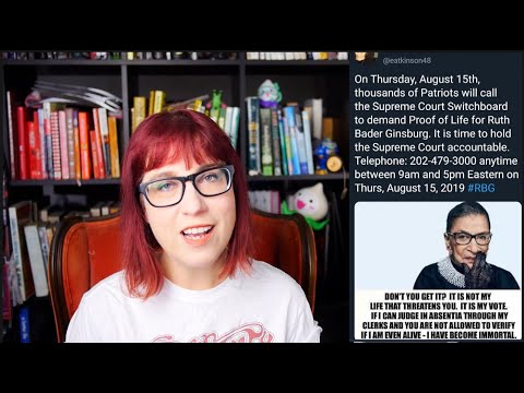 QAnon Says Ruth Bader Ginsburg is DEAD Despite All Evidence