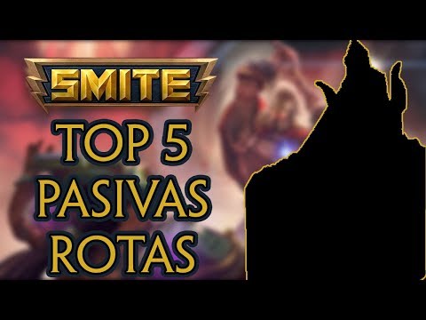 TOP 5 pasivas MÁS poderosas de SMITE | 😱 No creerás la numero 1 😱