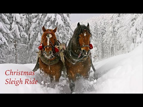 Celtic Christmas Carols, Soft Holiday Christmas Music "Christmas Sleigh Ride" Open Road Folk Music