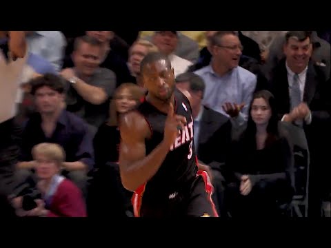 2004.12.30 at Detroit Pistons Dwyane Wade Highlights, 31 pts, 10 rebs, 10 asts