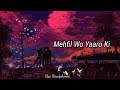 Mehfil Wo Yaaro Ki Full Song Fill Hd Video Songs