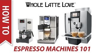 Espresso Machines for Beginners