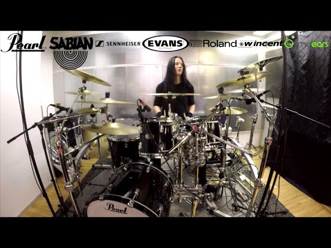 Waltteri Väyrynen: Bodom After Midnight - Paint the Sky with Blood (drum playthrough) online metal music video by BODOM AFTER MIDNIGHT