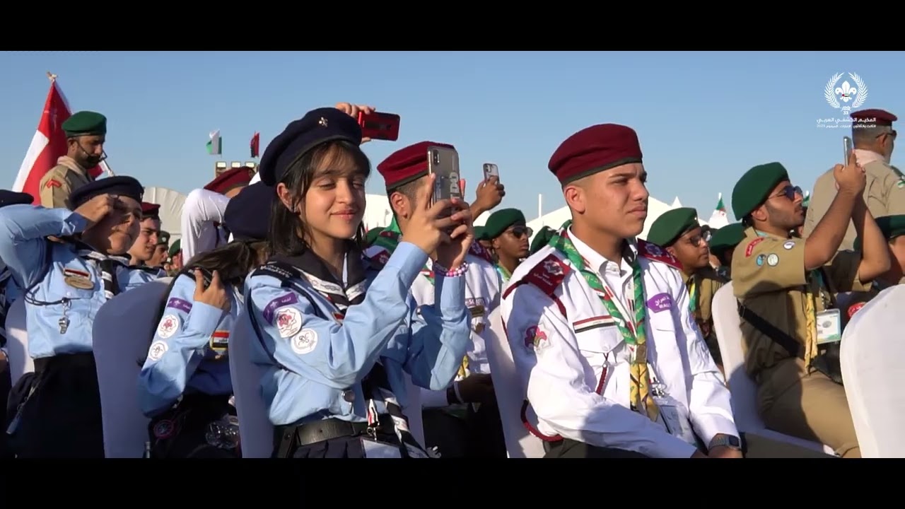 افتتاح المخيم الكشفي العربي الـ33
