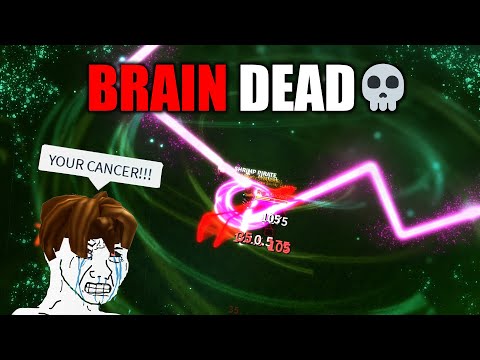 Using the most cancer combo in BloxFruit...