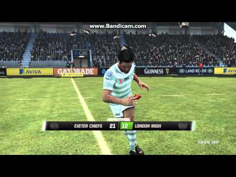 Rugby Challenge  2   Exeter Chiefs vs London Irish half 2
