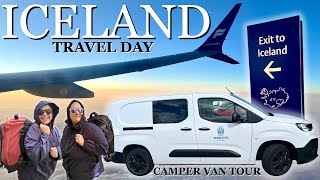 TRAVEL WITH US ON ICELANDAIR FROM BOSTON TO ICELAND | CAMPER VAN TOUR | KONVIN CAR RENTAL