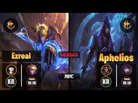 Viper EZREAL (ADC) [Conqueror] VS APHELIOS - Grandmaster KR Patch 10.10
