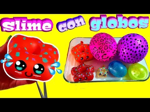 Slime con globos Video