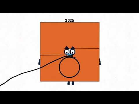 Numberblocks goodbye 2025 helium tank inflation by Happy New Year 2026