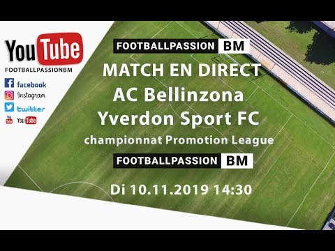 LIVE STREAMING-AC Bellinzona-Yverdon Sport FC- championnat Promotion League