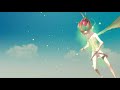 Green Screen Fairy Tale Fly On Sky