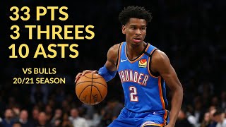[高光] Shai Gilgeous-Alexander  33 Pts 10 Asts