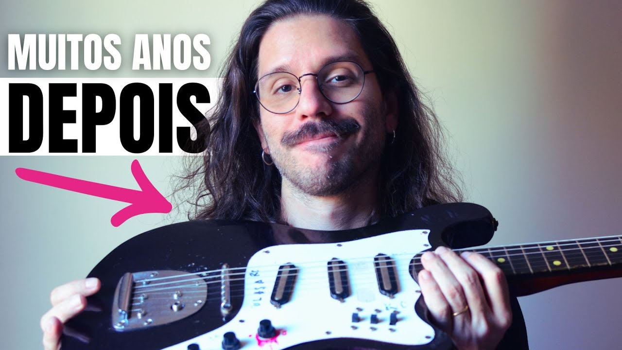Ressuscitando minha PRIMEIRA GUITARRA!