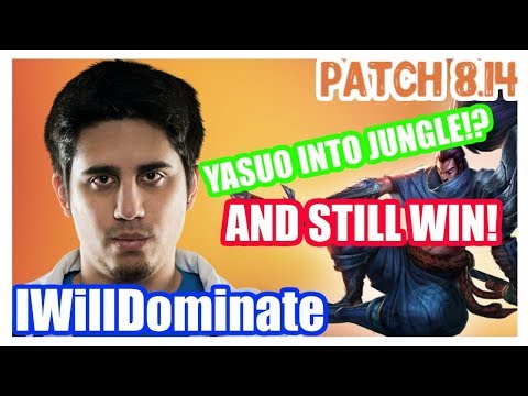 IWillDominate | YASUO vs EVELYNN | YASUO Jungle | Challenger Gameplay | Patch 8.14