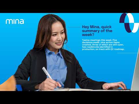 Mina - AI Meeting Assistant | Talks, Listens & Works for You