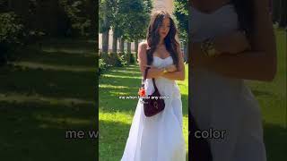 me when I wear any color vs. when I wear black ?