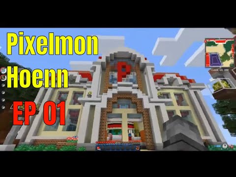 Starting Out and Catching a Ralts! | Pixelmon: Hoenn server | Episode 01