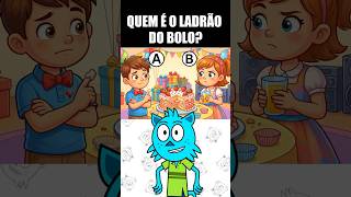 QUEM É O LADRÃO DO BOLO? 🎂🕵️