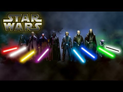 Lightsaber Colors and Meanings UPDATED (Canon) - Star Wars Explained Video