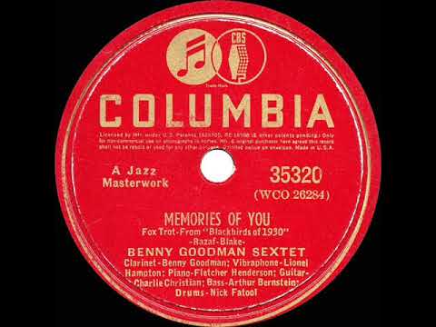 1940 HITS ARCHIVE: Memories Of You - Benny Goodman Sextet (instrumental)