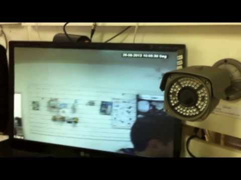 Camera CCD 1/3 700 LINHAS 48IR Lente 3.6mm