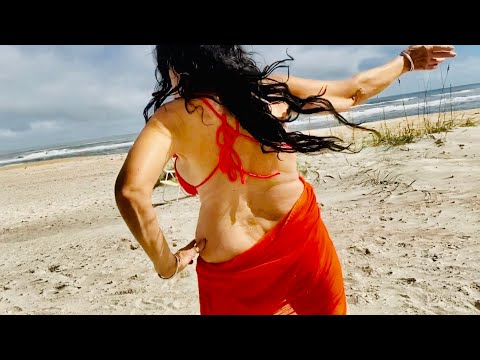 Kawakeb Astra 🧜♀️💕🌊 models November bikini Beach wear & Grounding stretch veil Dance