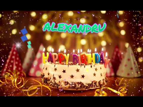 Amazing Happy Birthday ALEXANDRU song. Happy birthday song with names
