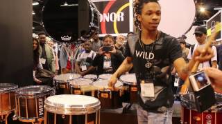 Malik Stewart NAMM 2016 Remo Booth Part II