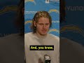 Justin Herbert 'FEELS HORRIBLE' For Letting Down Chargers Defense ?#shorts #nfl #justinherbert