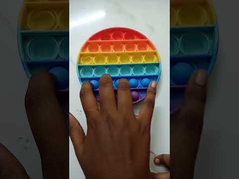Silicon rainbow fidget round shape toys pop it (dropshipping...