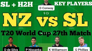 NZ vs SL Dream11 Prediction | New Zealand vs Sri Lanka Dream11 Team | SL vs NZ Dream11 T20.
