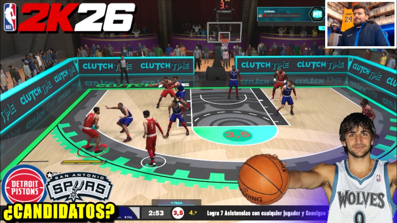 NBA 2K26 y el debate con DETROIT PISTONS y SAN ANTONIO SPURS 🏀