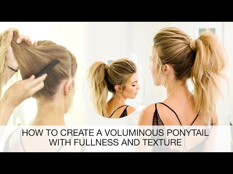 How to Create a Voluminous Ponytail | Hair Styling...