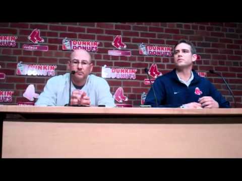 Sept. 29 2011 Theo Epstein and Terry Francona Boston Red Sox.mp4