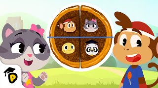 Pie All Around | Division for Kids | Kids Learning Cartoon | Dr. Panda TotoTime Season 4