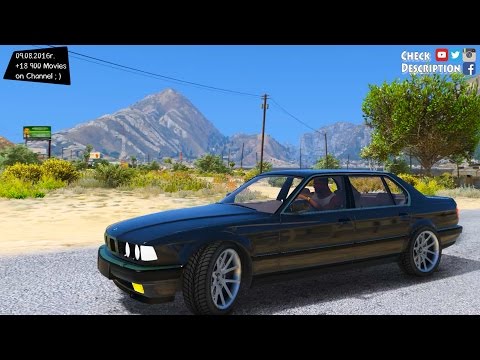 BMW 7 Series E32 1.0 - GTA V MOD | 2.7K / 1440p ! _REVIEW
