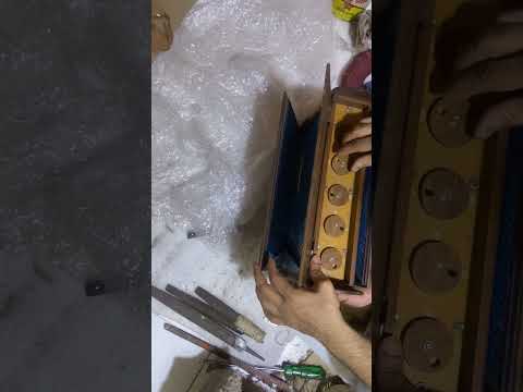 vintage 80 years old Rare Shruti Box, amazing sound, teackwood, Handmade image 9