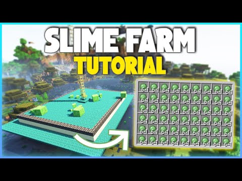 Minecraft EASY Slime Farm Tutorial! 1.20+ (3000+ Slimeballs P/H)