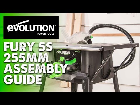 Evolution Fury5-S 255mm Table Saw | Assembly Guide