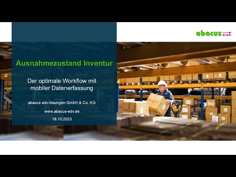Ausnahmezustand Inventur - Der optimale Workflow mit mobiler Datenerfassung
