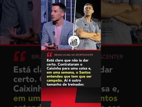 Quem deve assumir o comando do Santos com a saída de Caixinha? #shorts
