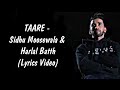 Taare Lyrics Sidhu Moosewala Harlal Batth Latest Punjabi Song 2020